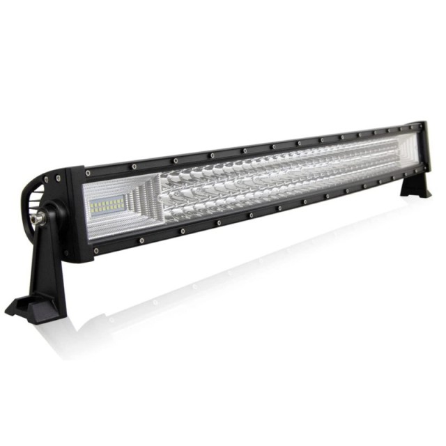 JOPOWER 4X4 off Road Spot Flood Dual Color White Amber LED Light Bar