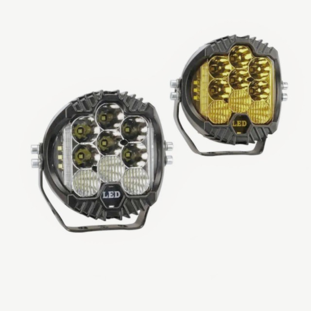 JOPOWER 7 Inch 90W LED Work Light Pods Spot Flood Combo Beam Fog Lamp