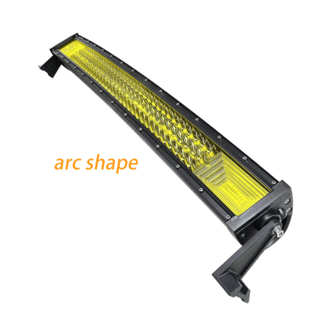 JOPOWER 4X4 off Road Spot Flood Dual Color White Amber LED Light Bar