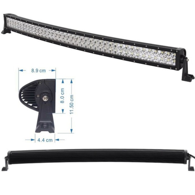 JOPOWER Curved Led Light Bars Spot Flood Combo Slim Offroad Lightbar