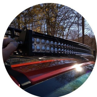 JOPOWER Curved Led Light Bars Spot Flood Combo Slim Offroad Lightbar