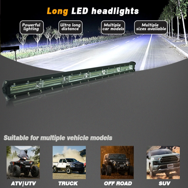 JOPOWER ultra slim LED light bar for truck and off-road vehicle procurement