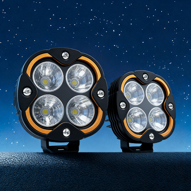 Off-road Vehicle Auxiliary Lighting 200W 20000 Lumen 5 Inch Led Fog/Driving Lights for Car Boat 4x4 Off-Road Truck Universal