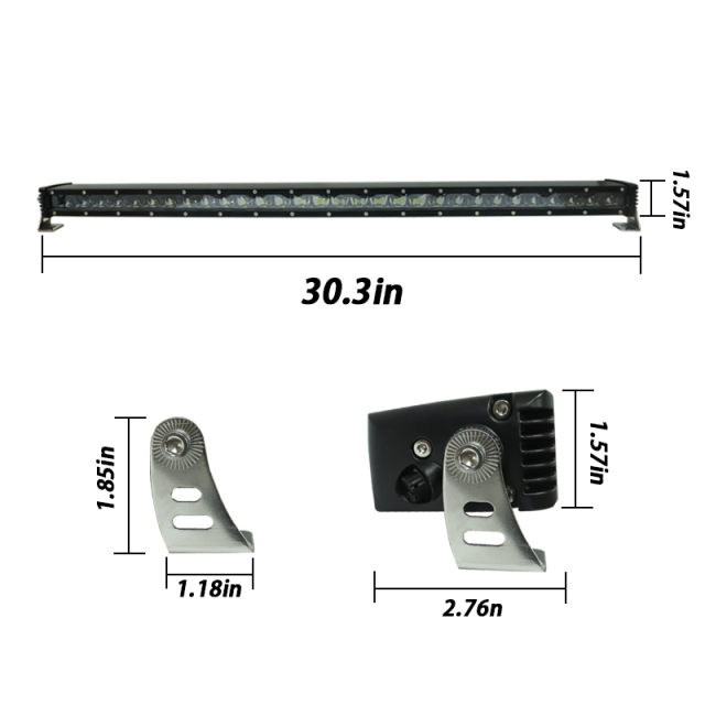 30inch Light bar Offroad Beam Light Strong Light Headlight