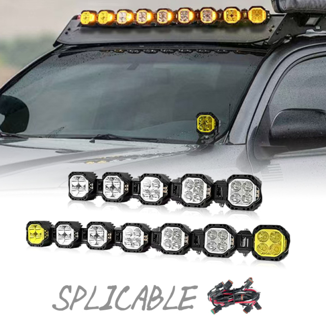 LED Pod Linkable Off-Road Light Bar Kit for UTV ATV Jeep
