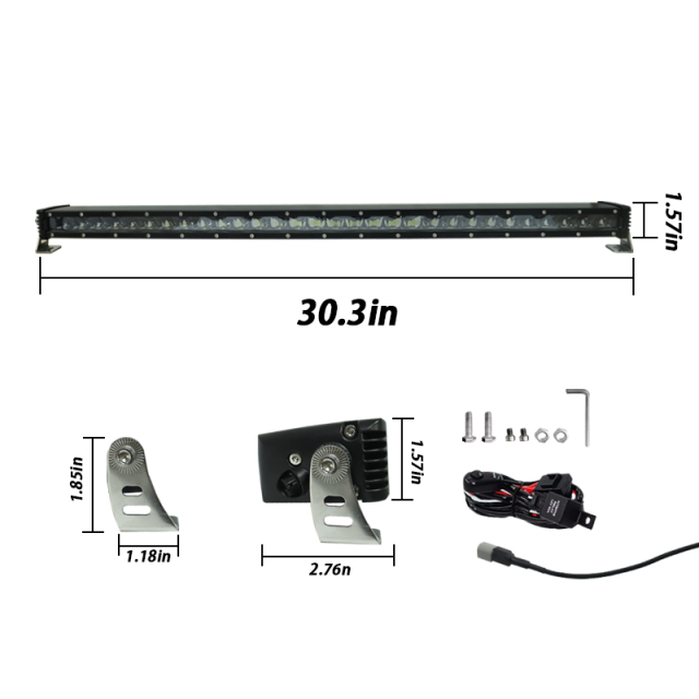 30inch Light bar Offroad Beam Light Strong Light Headlight