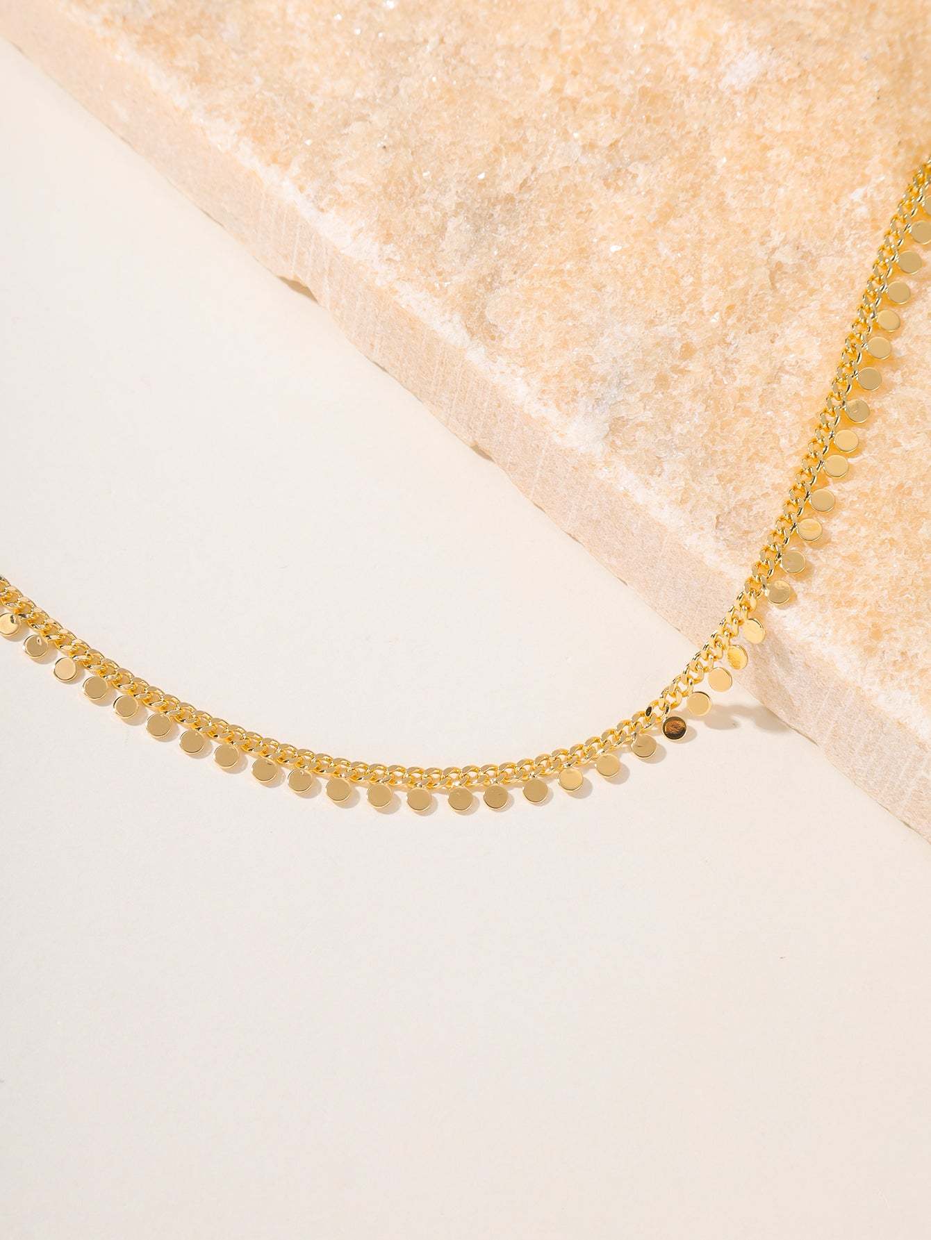 18K Gold Plated 一件时尚简约精致复古沙滩气质百搭可调节休闲通勤女士脚链