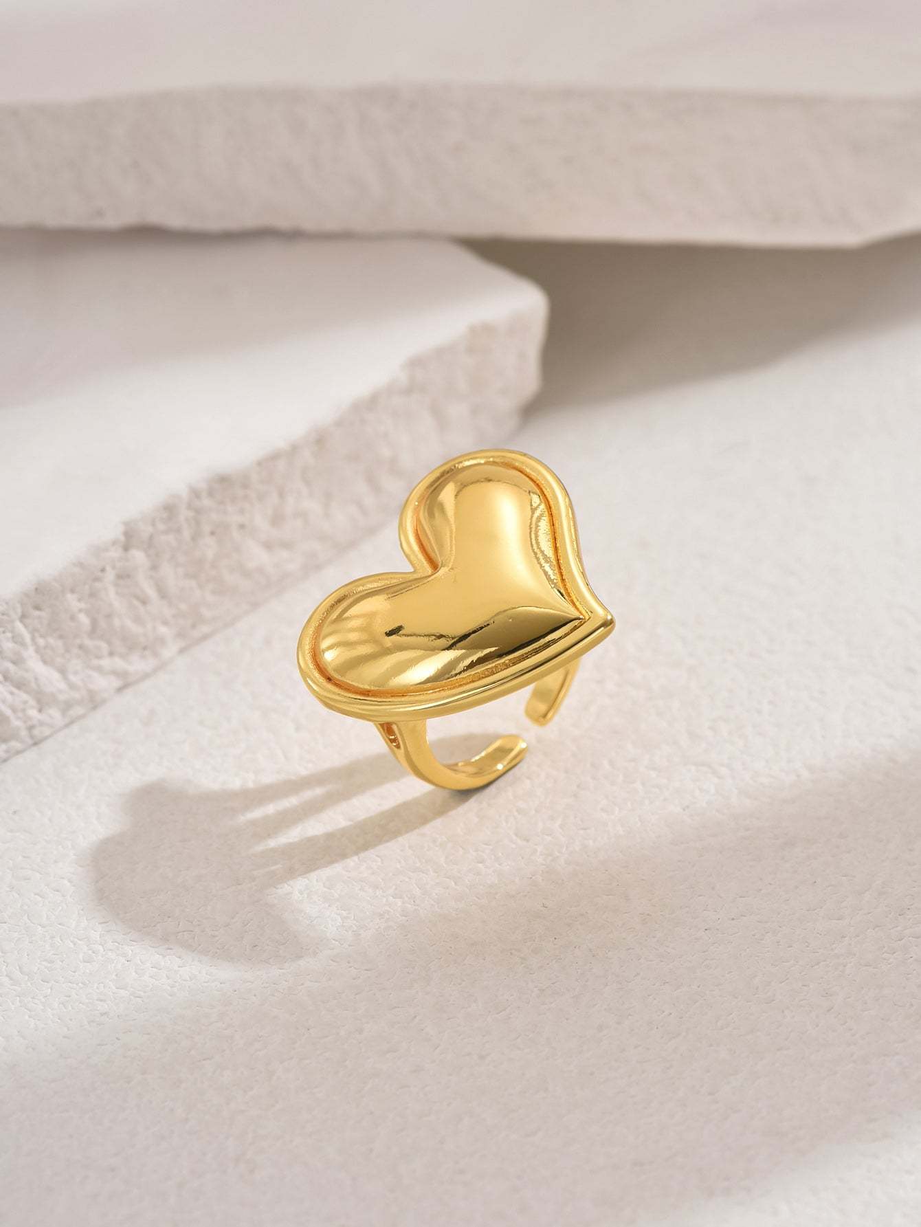 18K Gold Plated一件欧美时尚大气精致奢华吉祥戒指开口女戒镂空首饰品