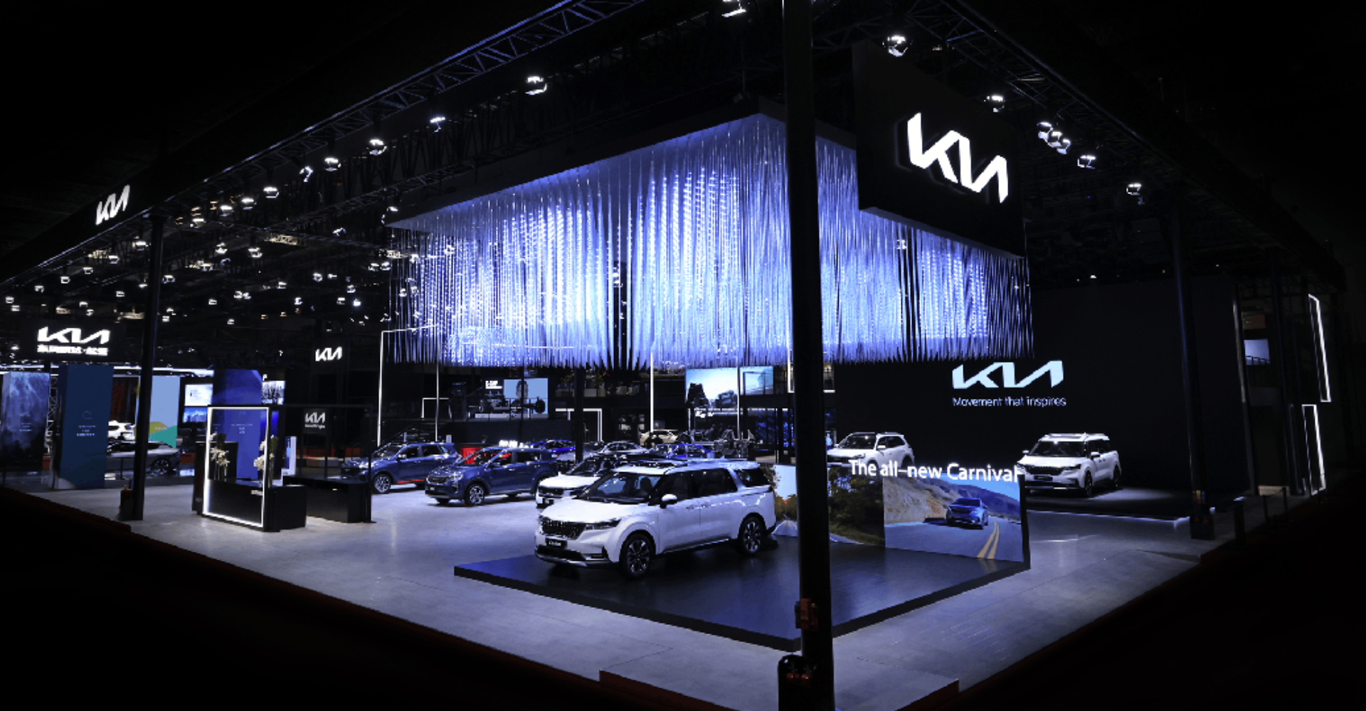 KN Auto Show, Shanghai, 3D qFiber, Seekway 3D LED CUBE