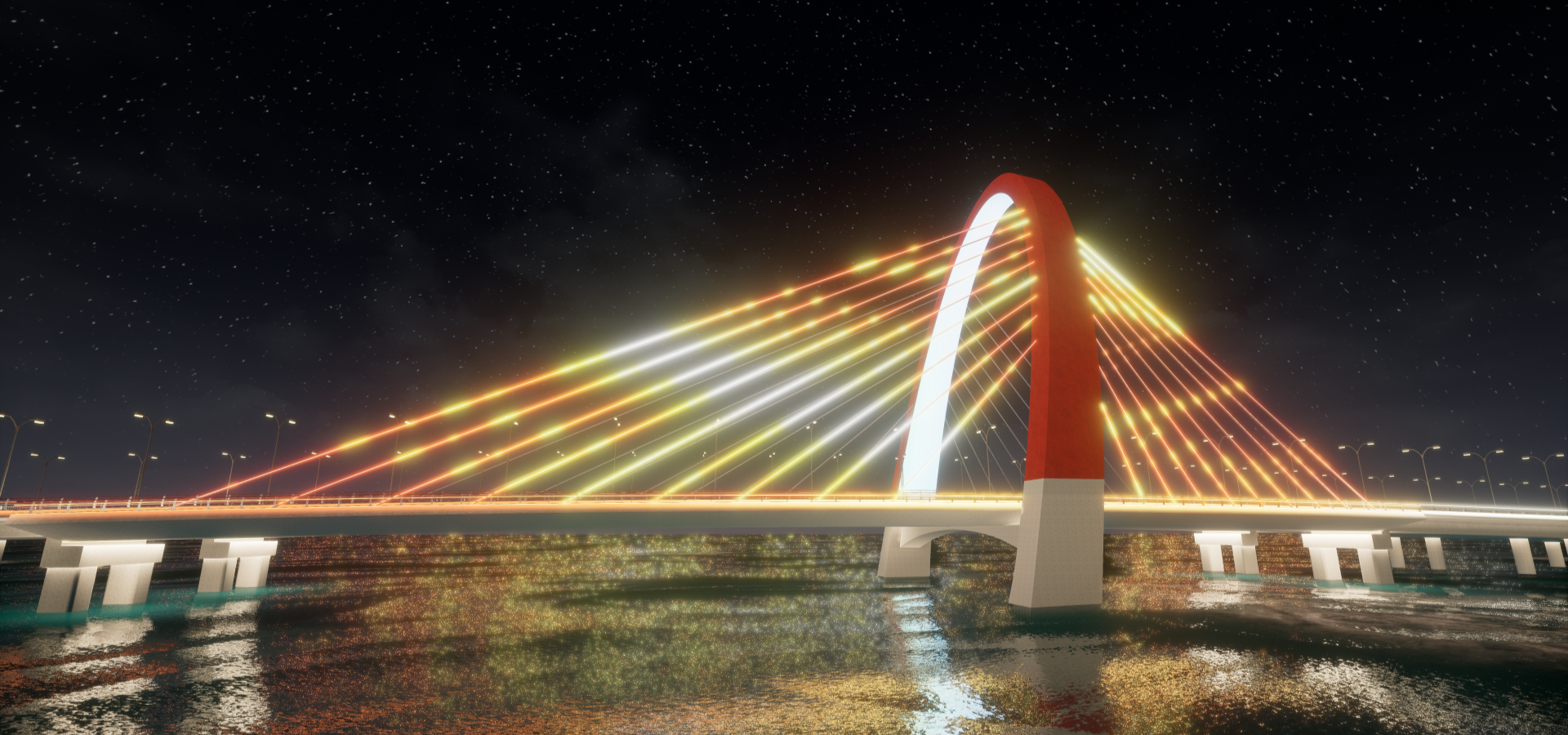 Bridge Facade Lighting, Anhui