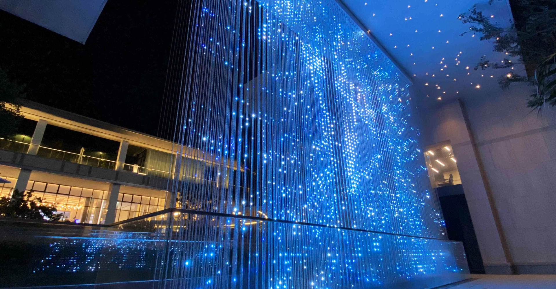 Yango Digital Curtain, Nanning, 3D qStrip, Seekway 3D LED CUBE