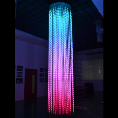 Seekway C56 cylinder 3D volumetric led installation