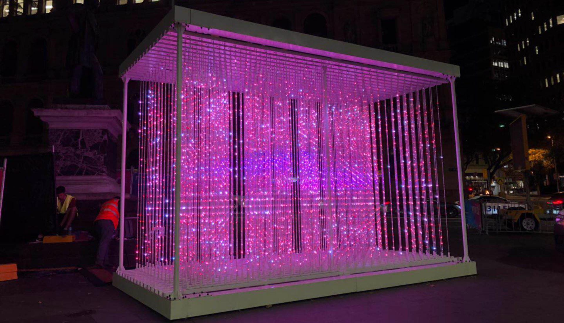 Vivid Sydney, Australia, 3D qTube, Seekway 3D LED CUBE