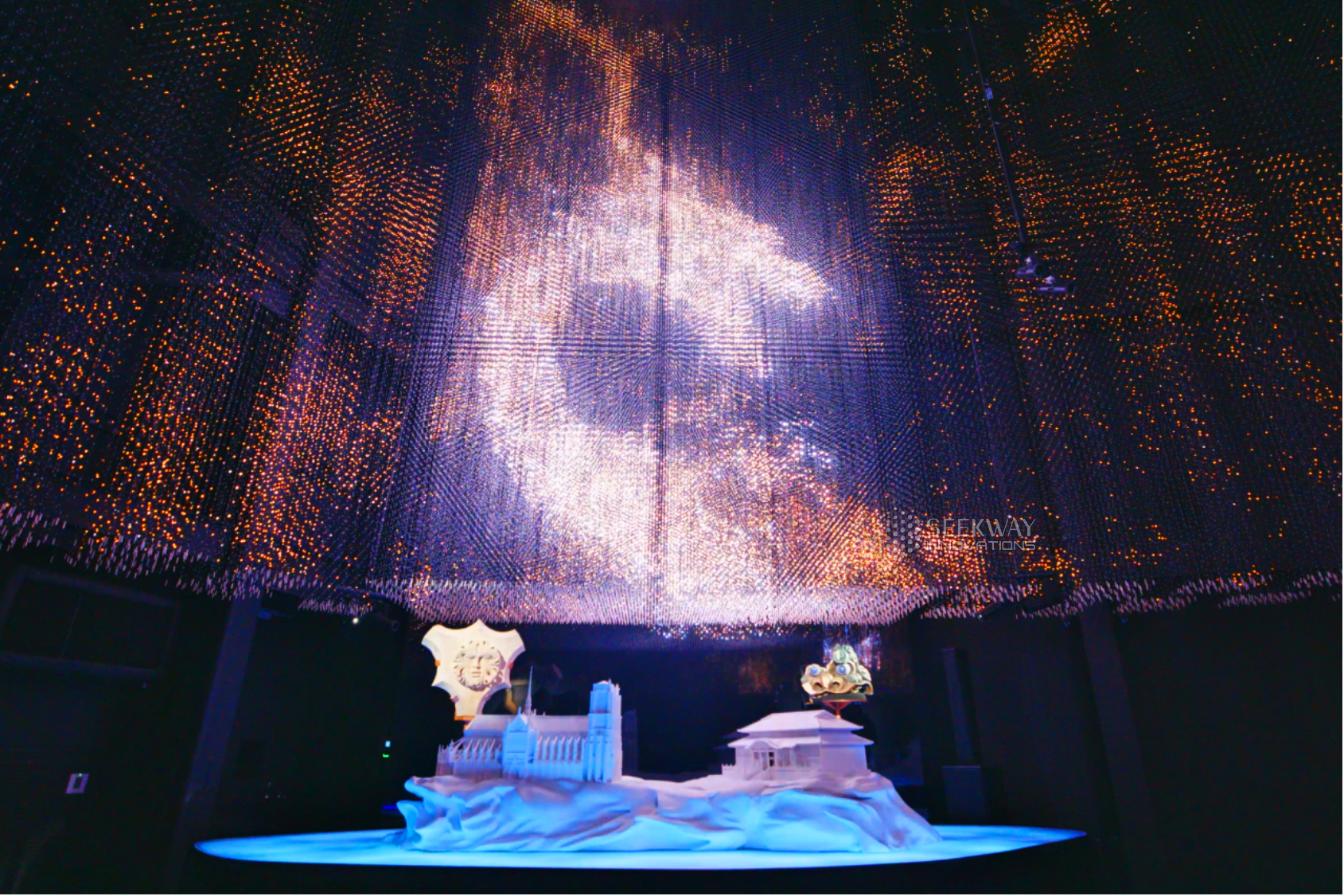 dragon animaiton of France Pavilion Osaka Expo