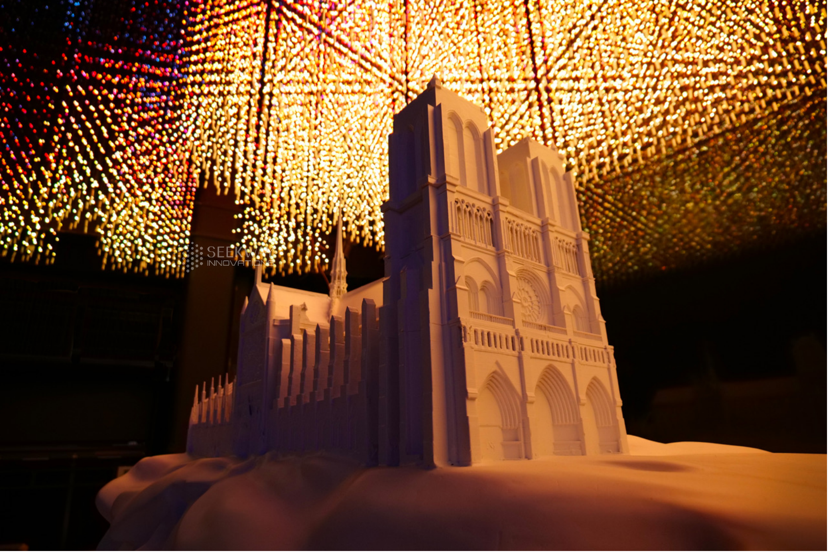 France Pavilion lighting installaion in Osaka Expo