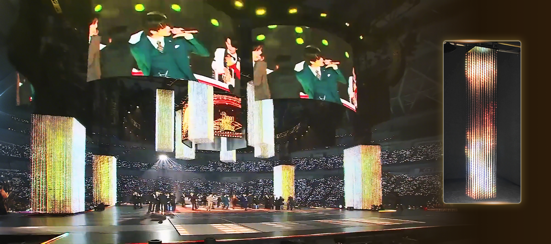 Seekway 3D qFiber Volumetric LED Display Solution for 2024 MAMA Stage Performance