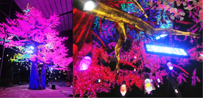 interactive lighting control system for tourism