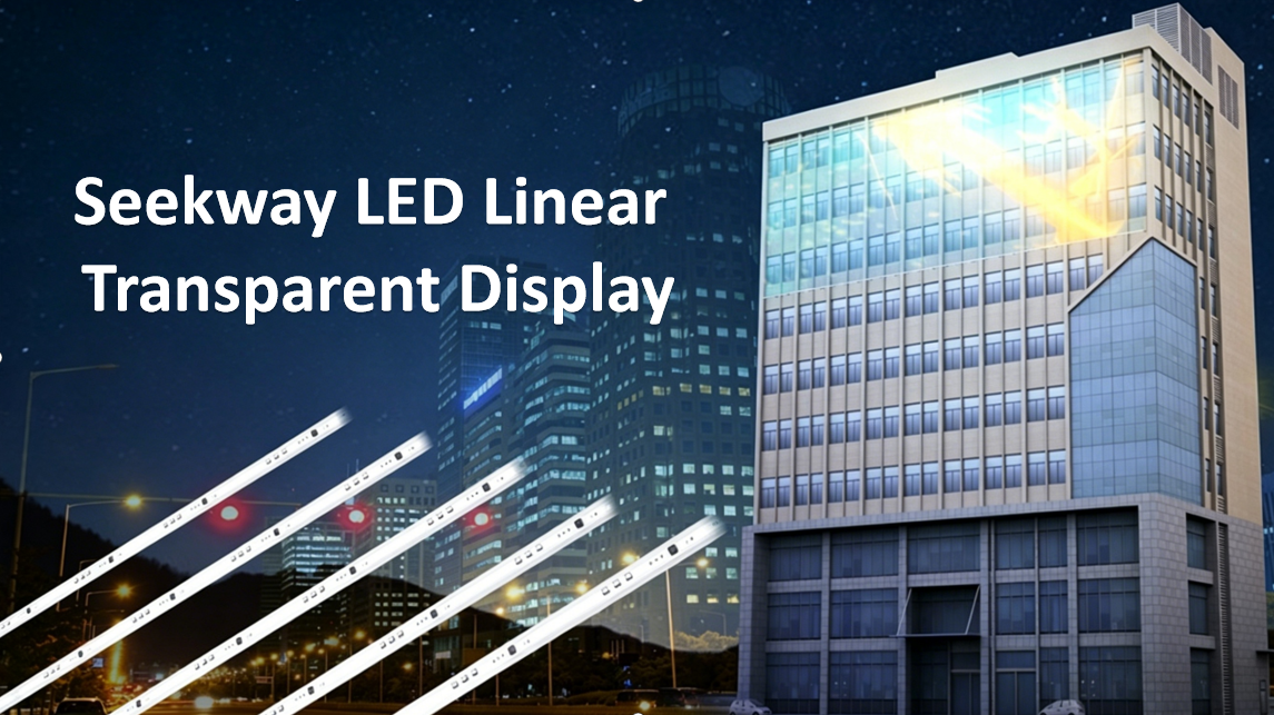 Seekway LED linear transparent display