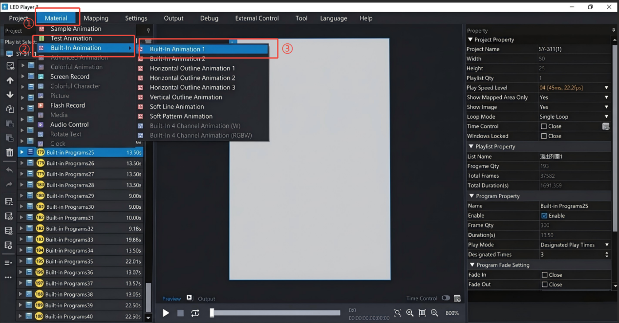 Effect Import and Online/Offline Playback