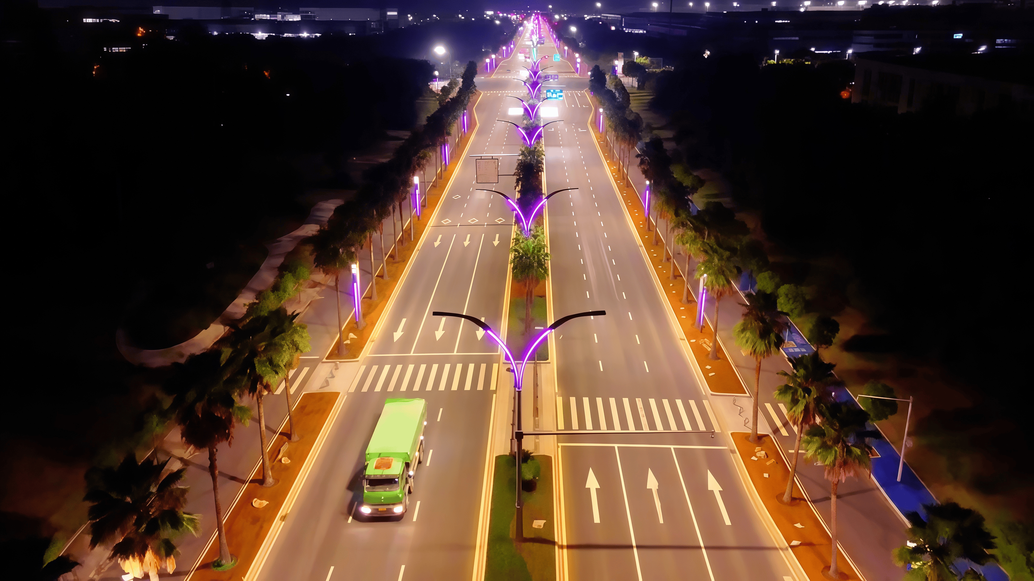 Smart Street Lighting Control System Multi-Scenario Centralized Management Deployment on Lhasa EDA 250-Building Cluster, Parks, and Roads
