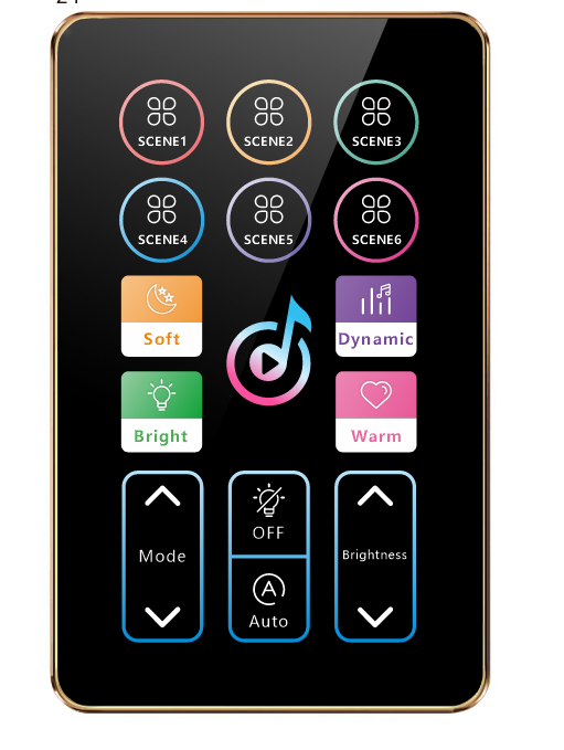 touch controller for bar KTV lighting