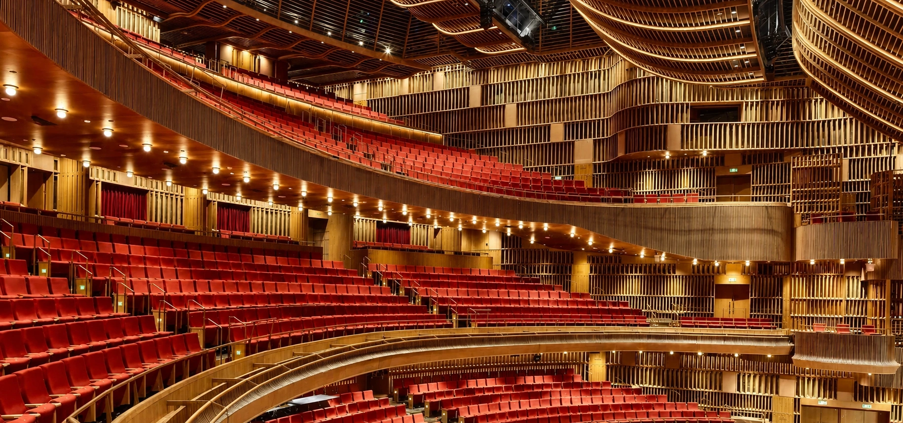 2500-seat auditorium interior of New Bund 31 Theatre