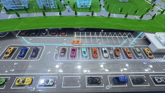 Seekway smart parking lighting control sand table