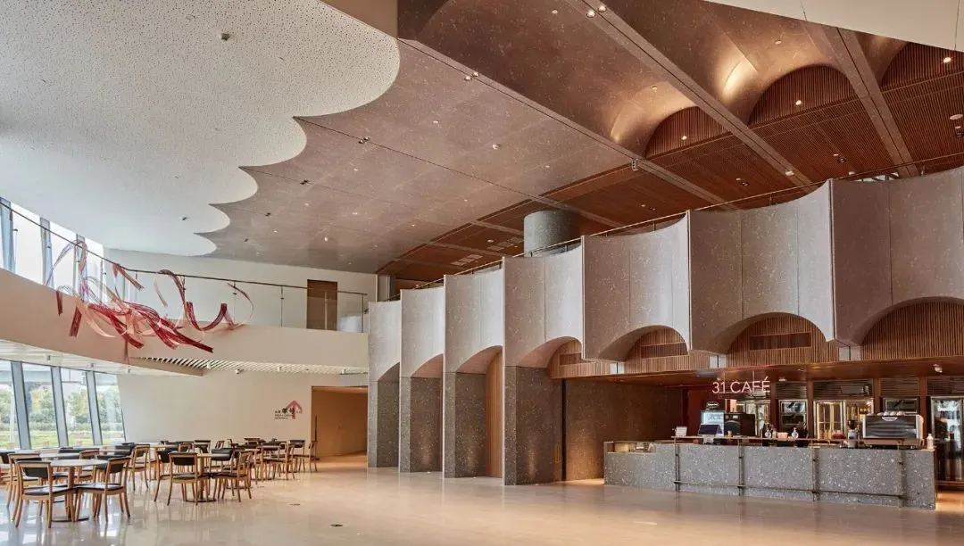 31 CAFE lounge interior at New Bund 31 complex