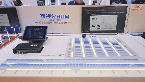 Visual RDM digital twin lighting control demo