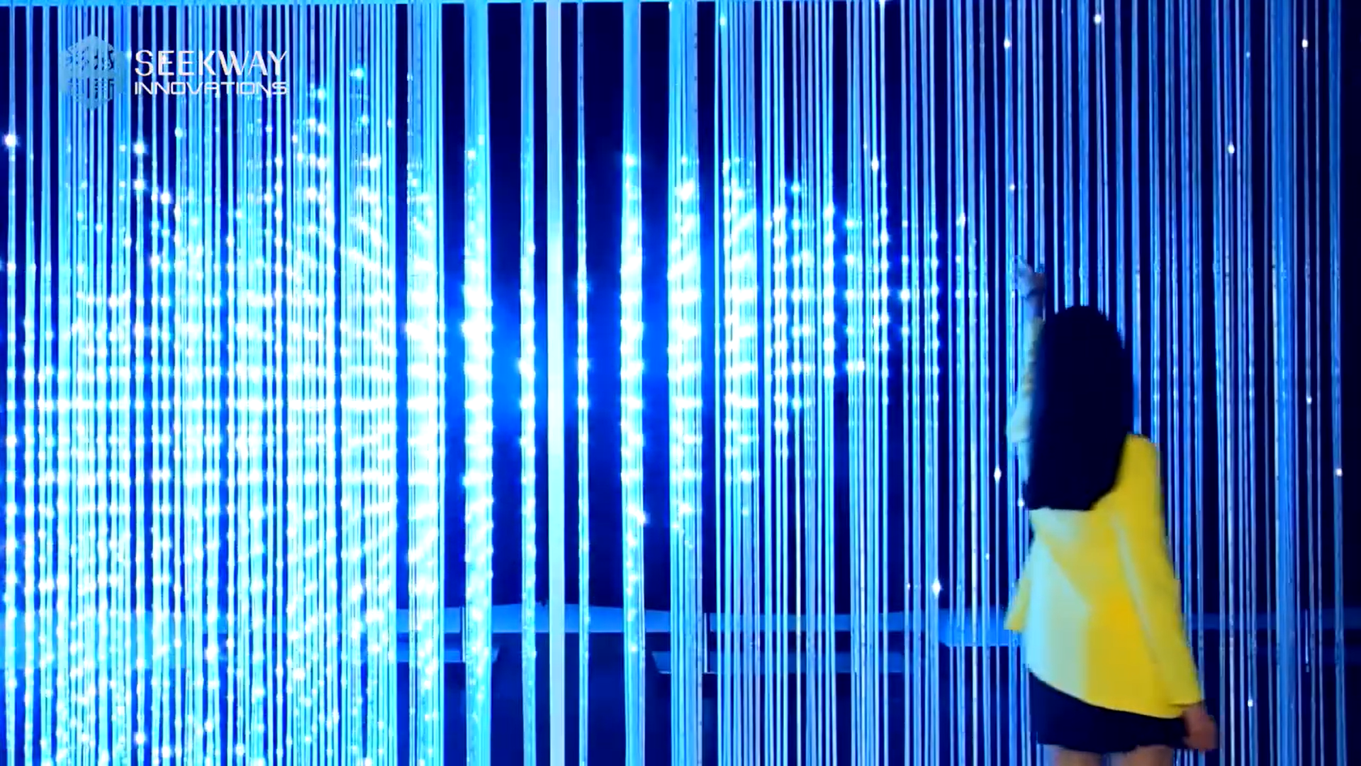 Interactive Following 3D LED Volumetric display