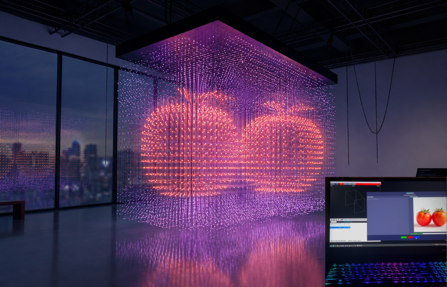 Voice-to-3D Animation simplifies spatial interaction by turning standard voice inputs into dynamic 3D generative displays