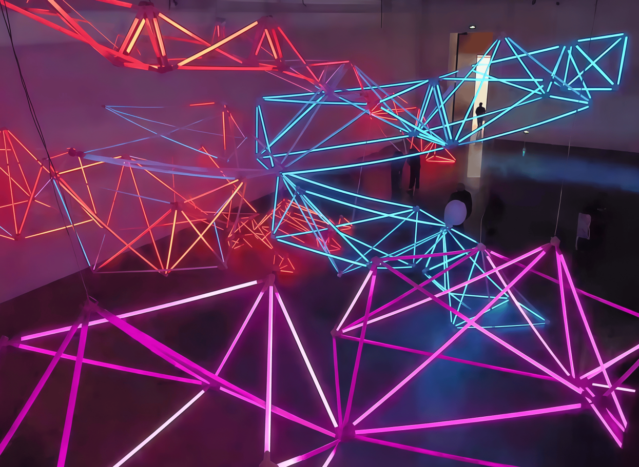 Seekway&rsquo;s art installation is controlled via the Art-Net protocol