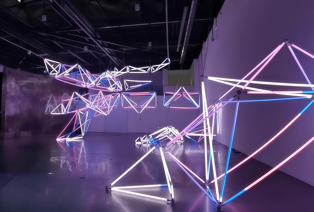 Ningbo Museum of Art installation in Zhejiang China