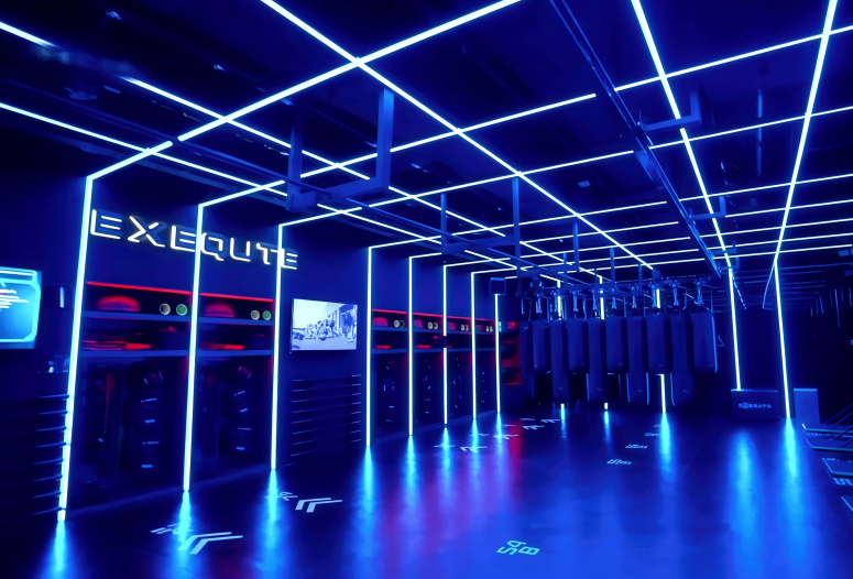 Gym at Plaza in Shanghai adopt the Art-Net protocol
