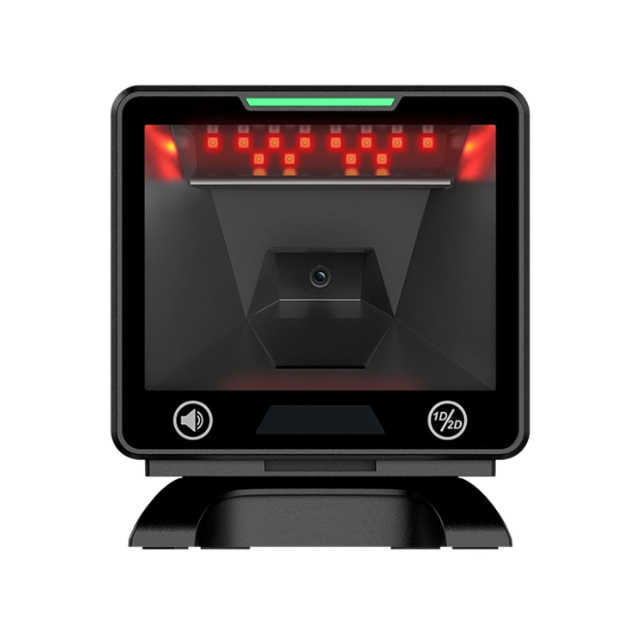 Máy quét mã vạch 1D/2D rảnh tay để bàn HENCODES HC-9000 Cáp USB cho quầy thu ngân