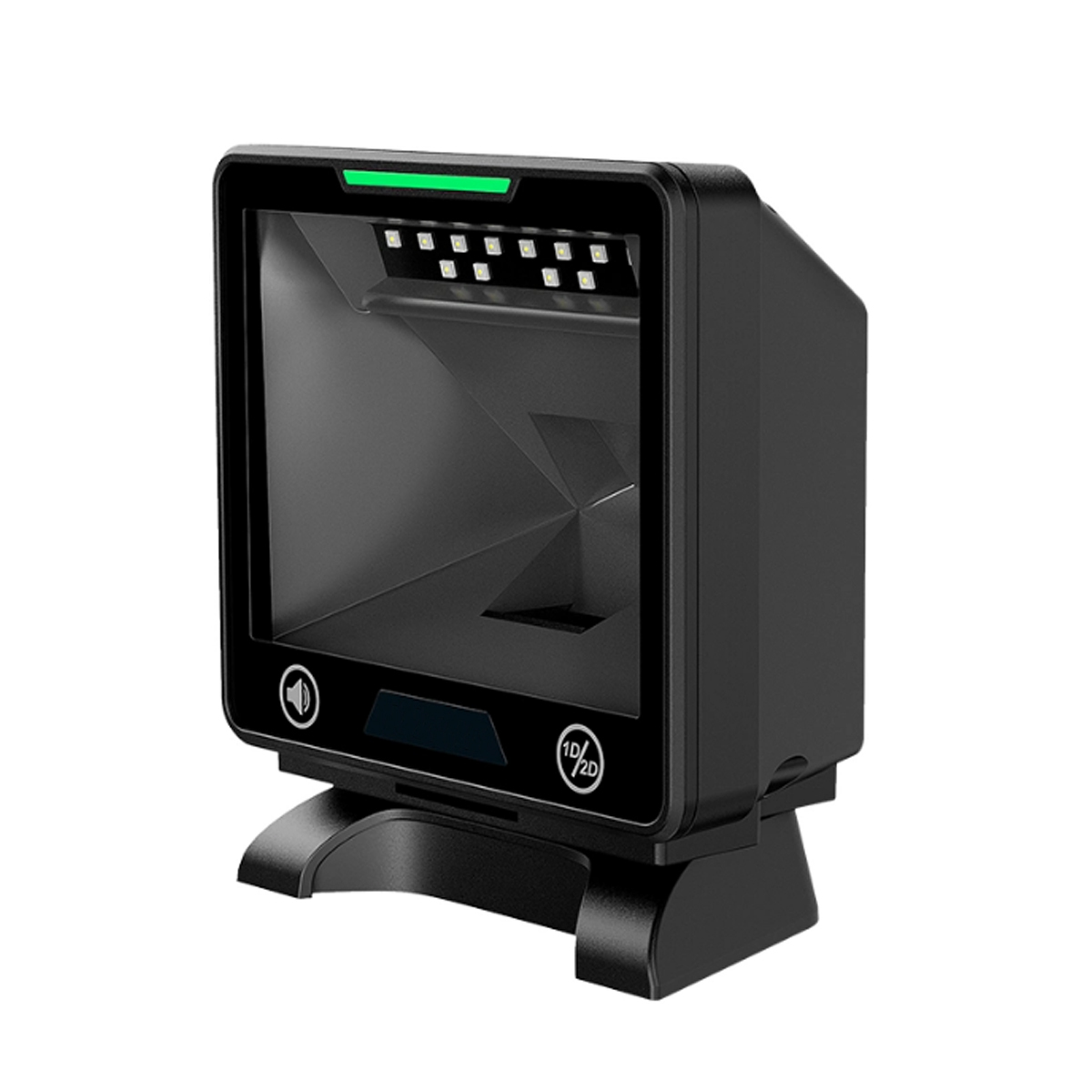 Máy quét mã vạch 1D/2D rảnh tay để bàn HENCODES HC-9000 Cáp USB cho quầy thu ngân