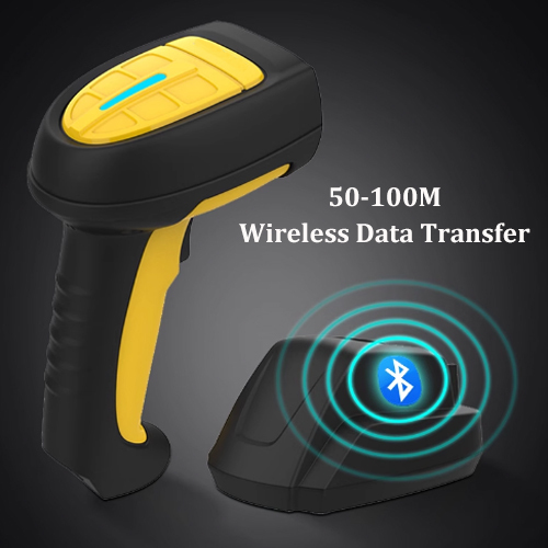 HENCODES HC-1905RW Rugged Wireless 2D Handheld Barcode Scanner for Warehouse and PCB Production Line