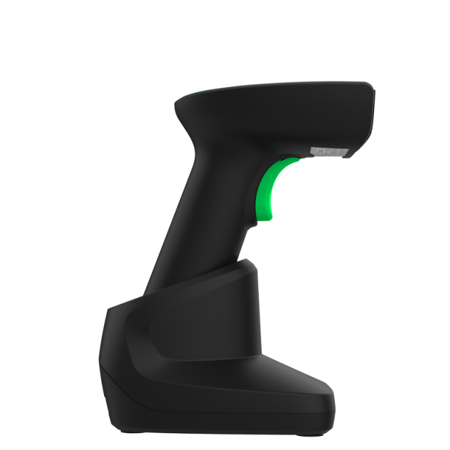 HENCODES HC-1919BT Handheld 2D Barcode Scanner with Charging Station for Stock Inventory
