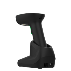 HENCODES HC-1919BT Handheld 2D Barcode Scanner with Charging Station for Stock Inventory