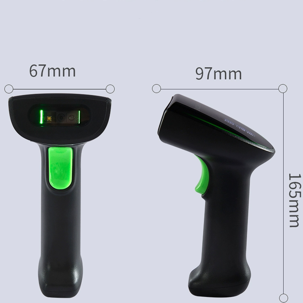 HENCODES HC-1919U Handheld 2D Barcode QR Code Scanner Wired USB for Stores Cashier Settlement