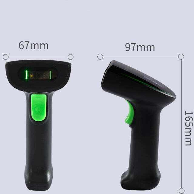 HENCODES HC-1919U Handheld 2D Barcode QR Code Scanner Wired USB for Stores Cashier Settlement