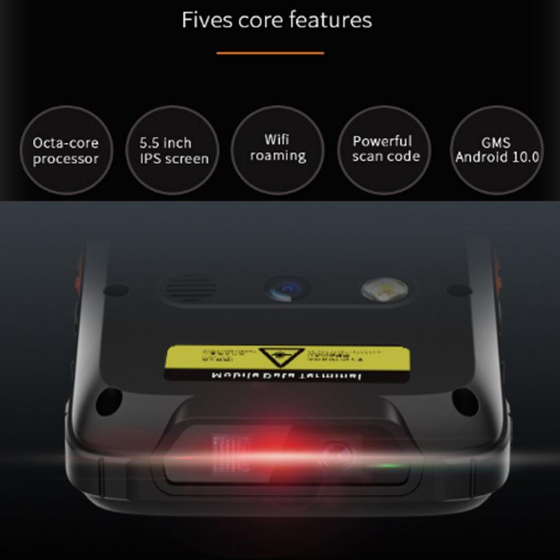 HENCODE HC-901 Android Data Terminal Inbuilt 2D Zebra SE4710 Barcode Scanner 4G Wifi GPS for Stock Inventory