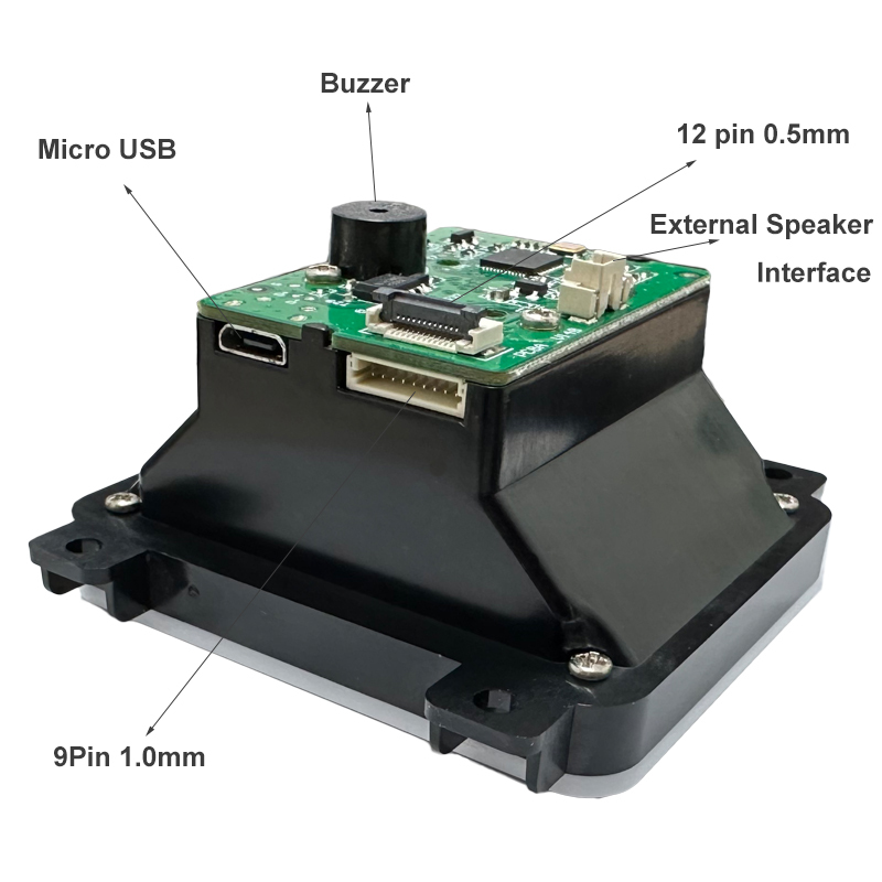 HENCODES HC-7120 2D Barcode Scan Module for Kiosk Reading 1D Barcodes 2D QR Codes on Phone Screen
