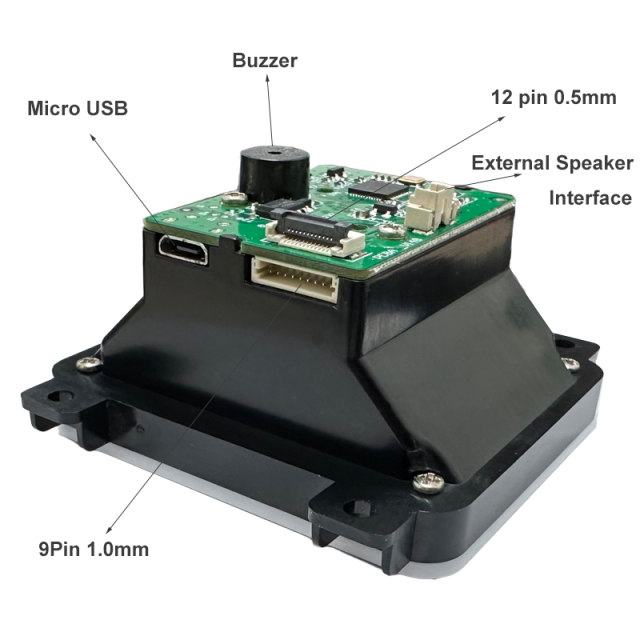 HENCODES HC-7120 2D Barcode Scan Module for Kiosk Reading 1D Barcodes 2D QR Codes on Phone Screen