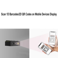 HENCODES HC-7030 2D Barcode Scan Module Reading 1D Barcodes 2D QR Codes on Paper and Phone Screen