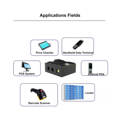 HENCODES HC-7030 2D Barcode Scan Module Reading 1D Barcodes 2D QR Codes on Paper and Phone Screen