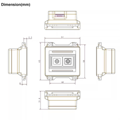 HENCODES HC-7030 2D Barcode Scan Module for Reading 1D Barcodes 2D QR Codes Long Reading Distance
