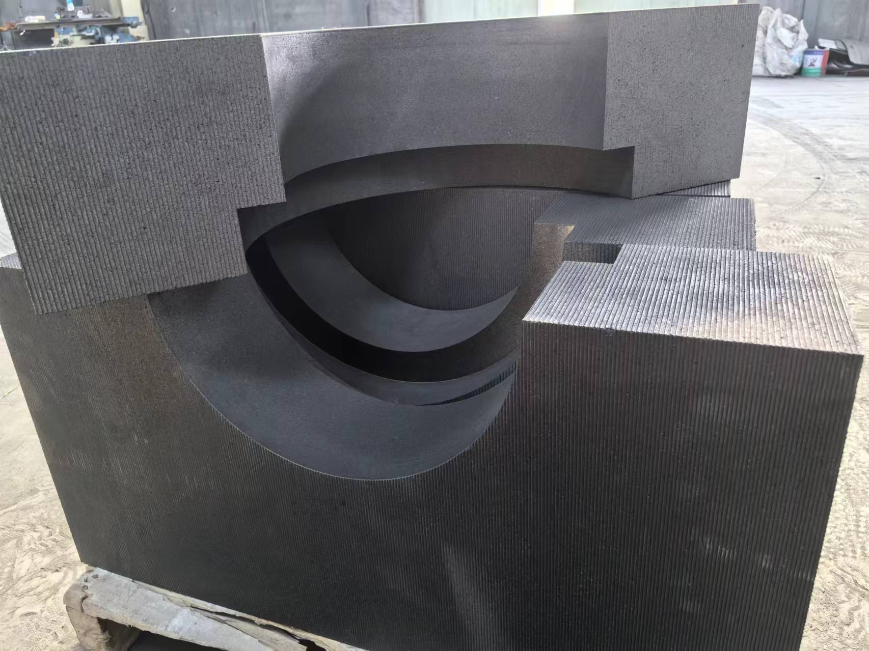 Special-shaped graphite parts