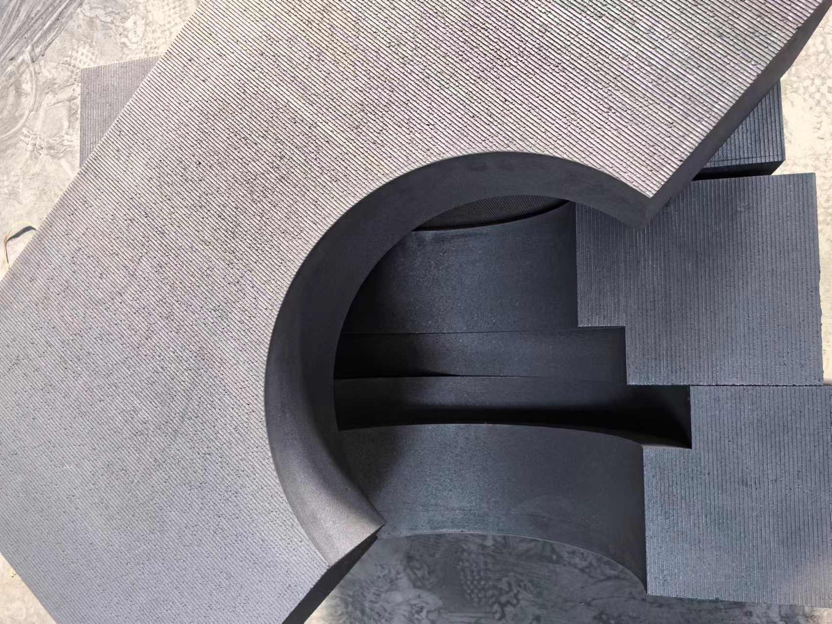 Special-shaped graphite parts