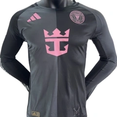 25-26 Inter Milan away long sleeved jersey player version 1:1 Thai quality football shirt